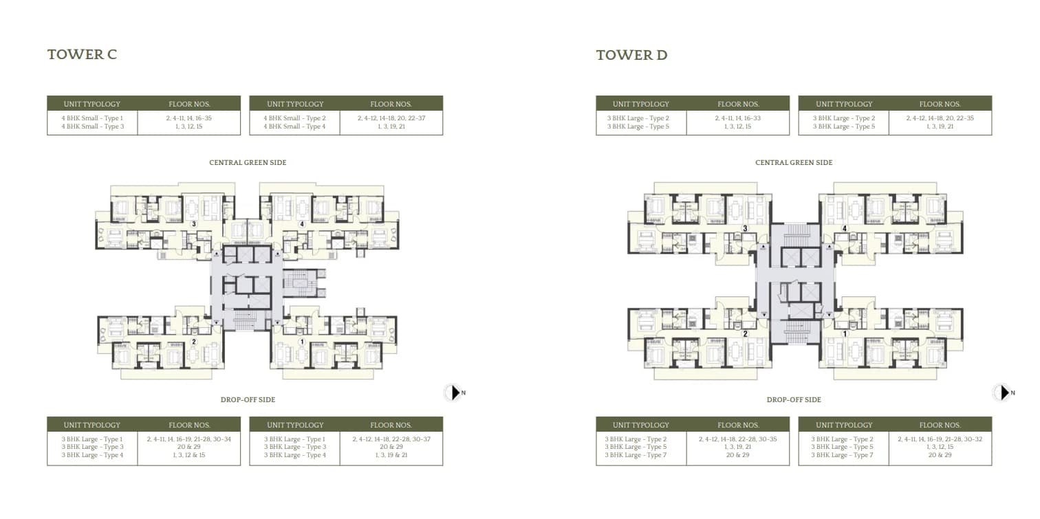 Tower C and D floor plan