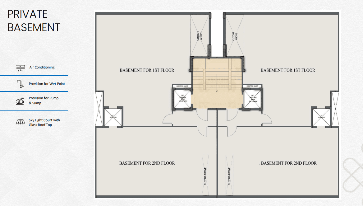 Basement floor plan