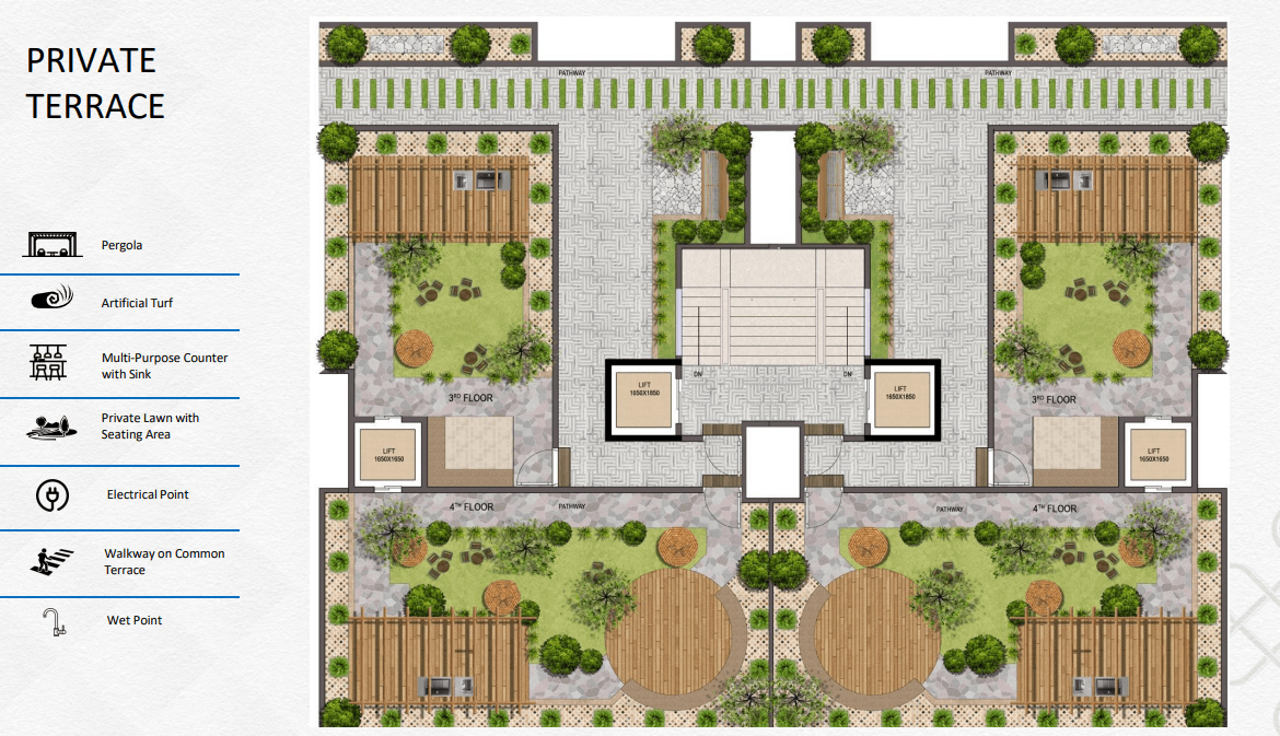 Terrace floor plan