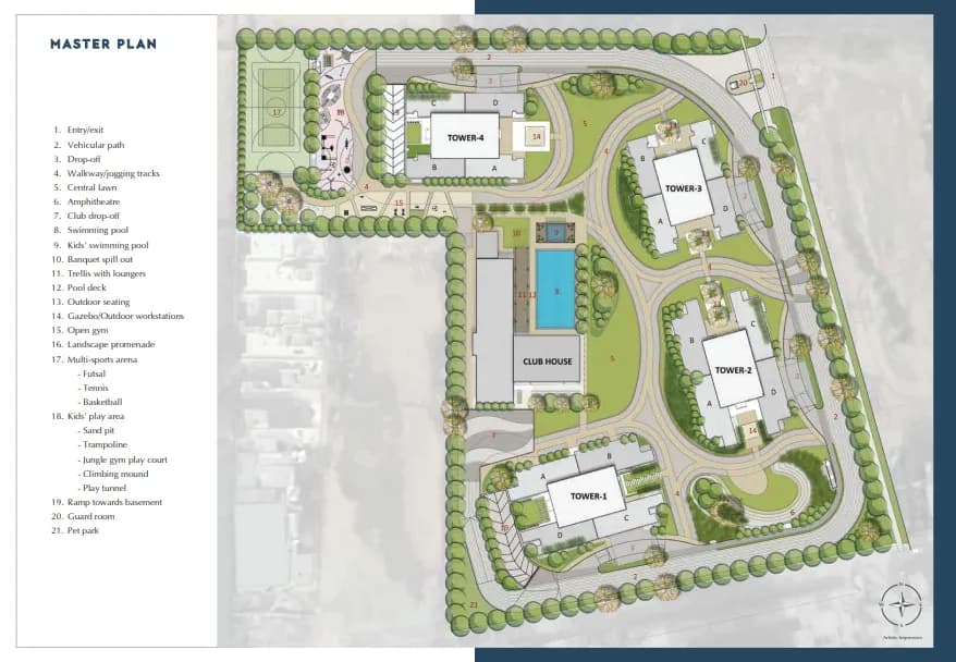 Site Map floor plan