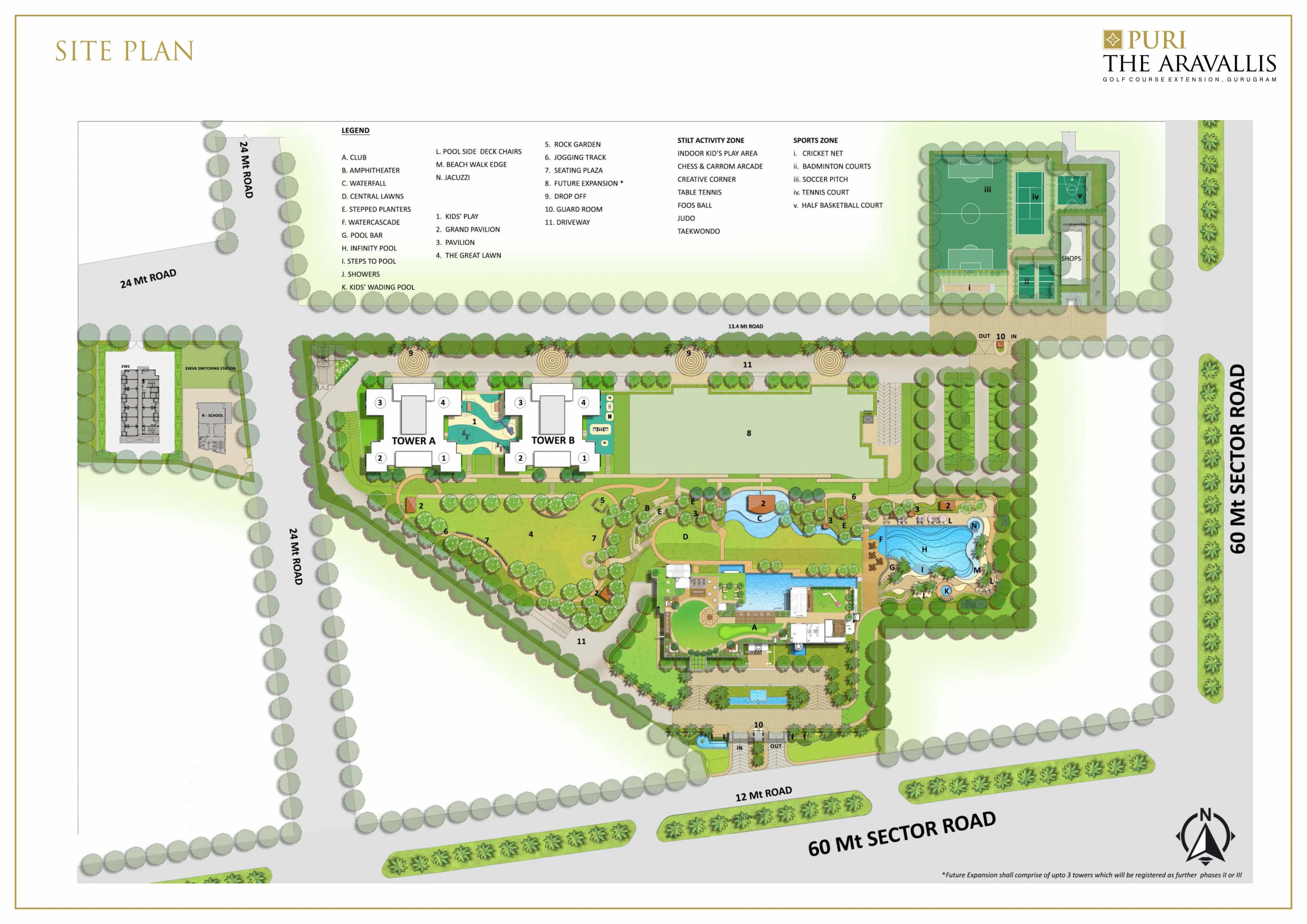 Main Site floor plan