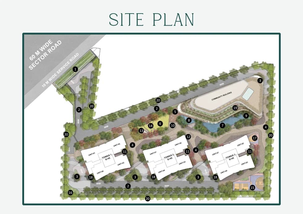 Main Site floor plan