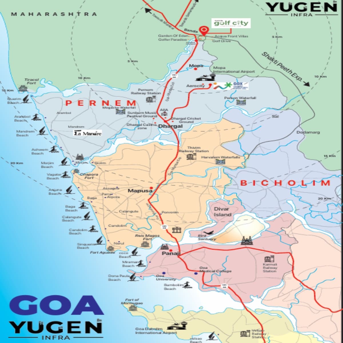 Yugen Greens: Goa’s 5 – Star Golf Township – goa, Goa
