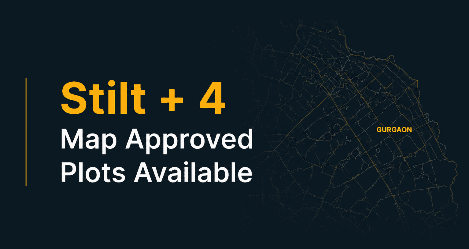 Stilt plus 4 map approved plots available across Gurgaon