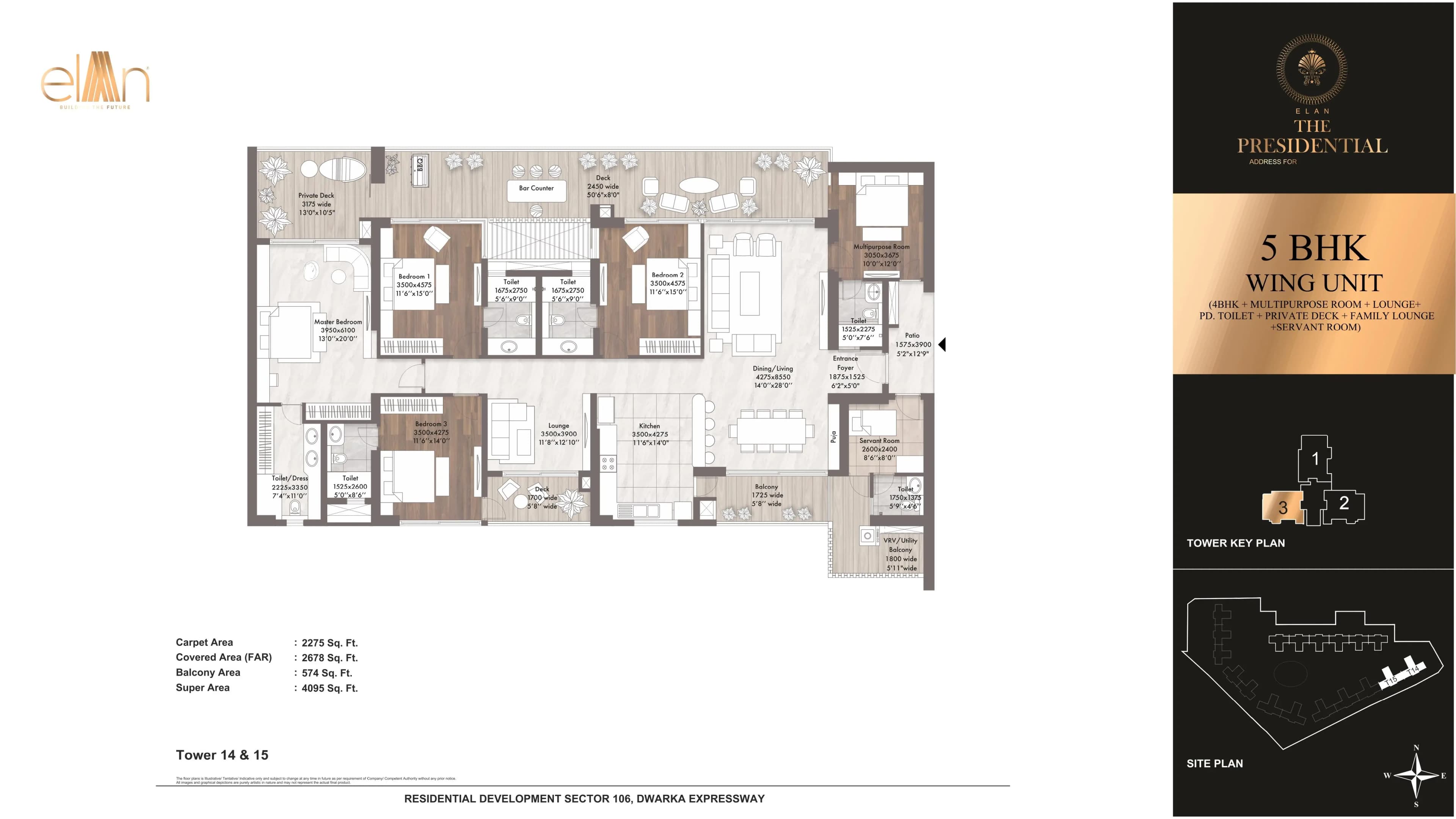 5 BHK floor plan