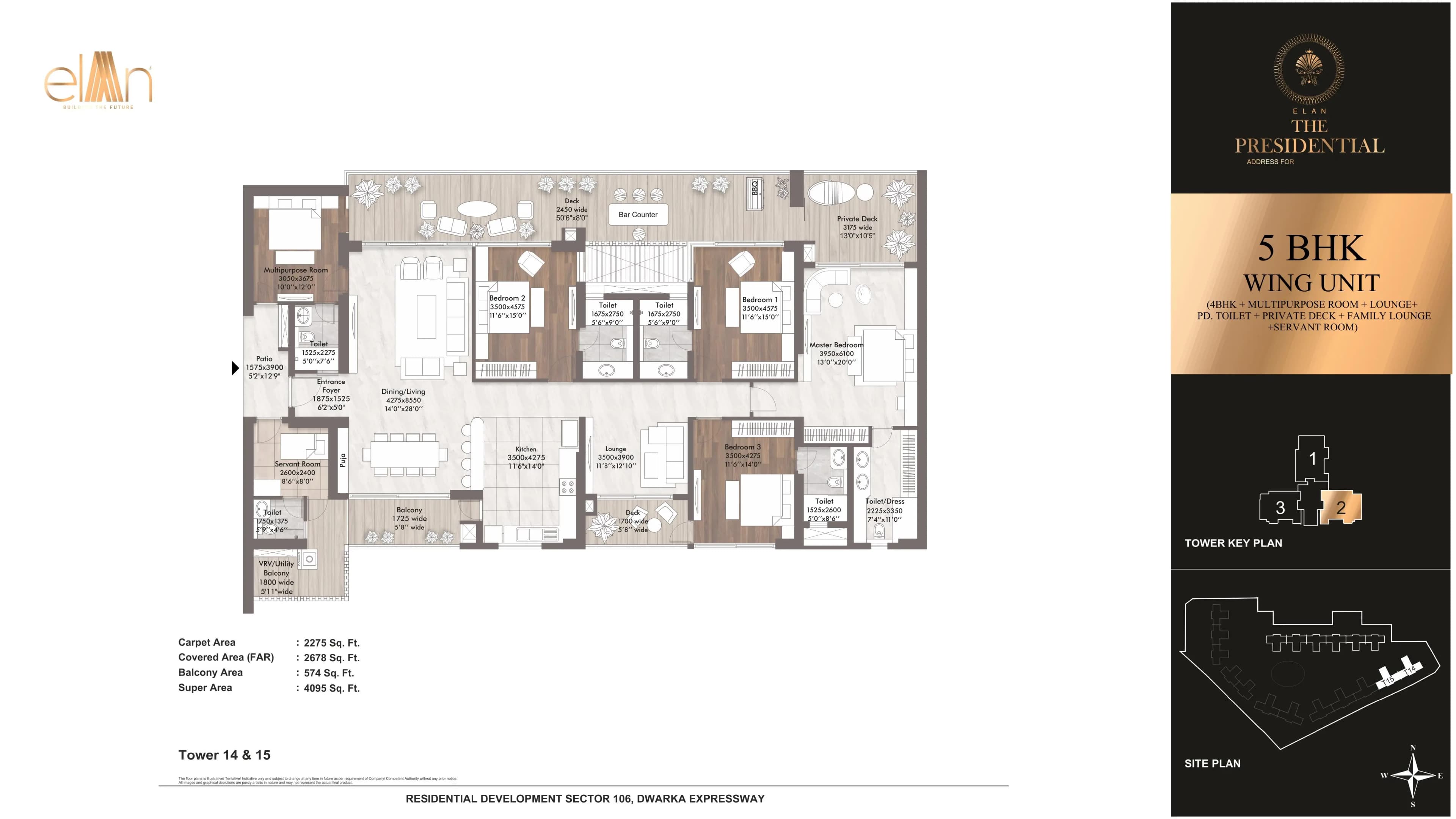 5 BHK floor plan