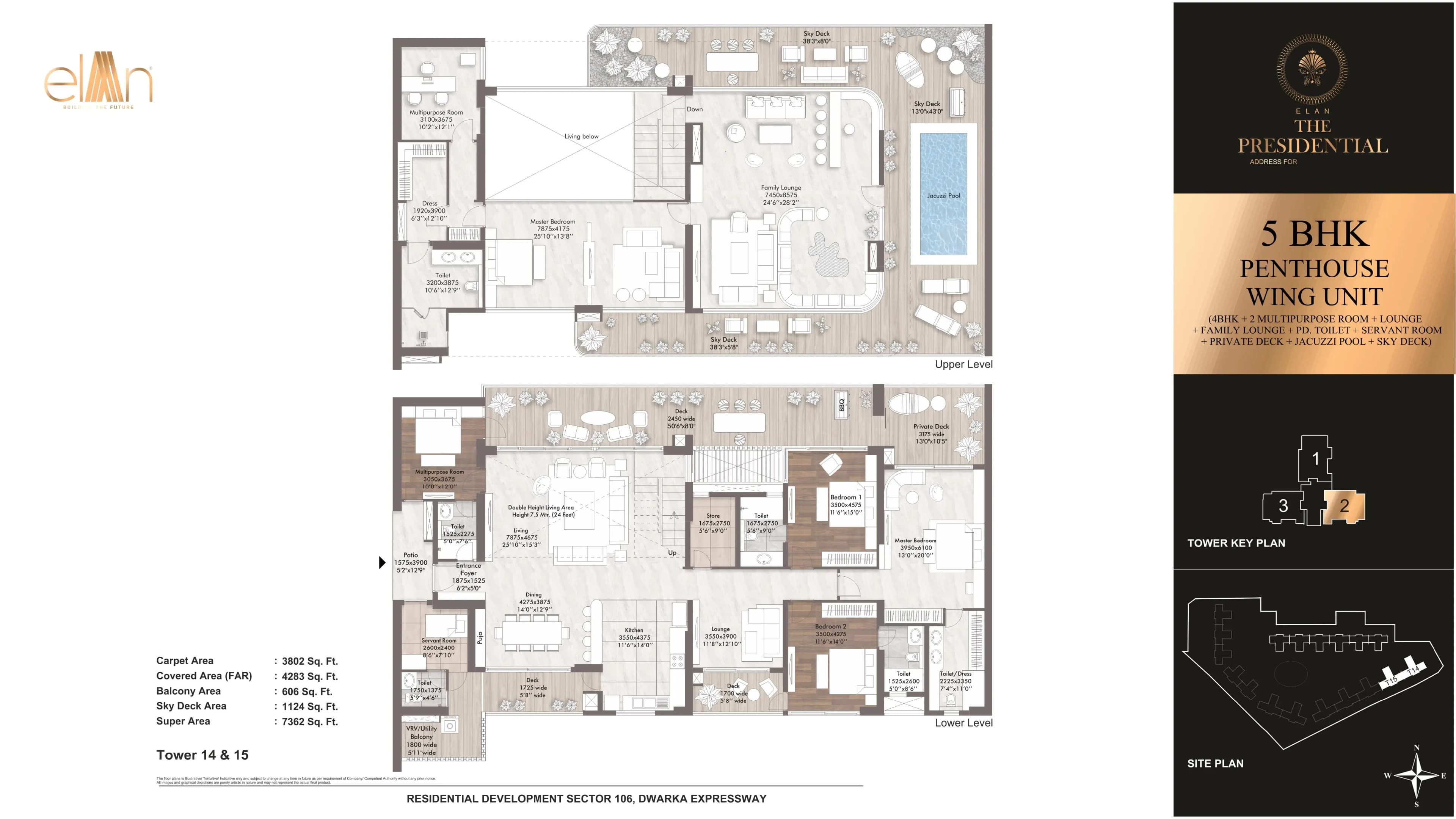 5 BHK floor plan