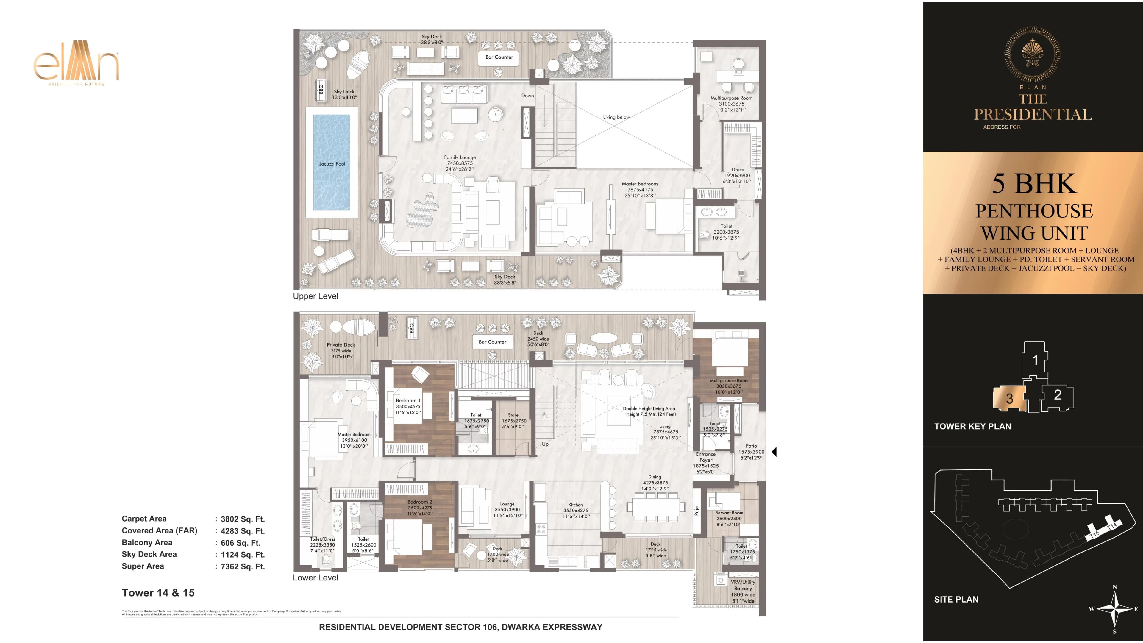 5 BHK floor plan