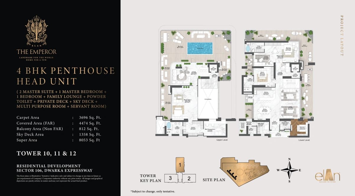 4 BHK floor plan