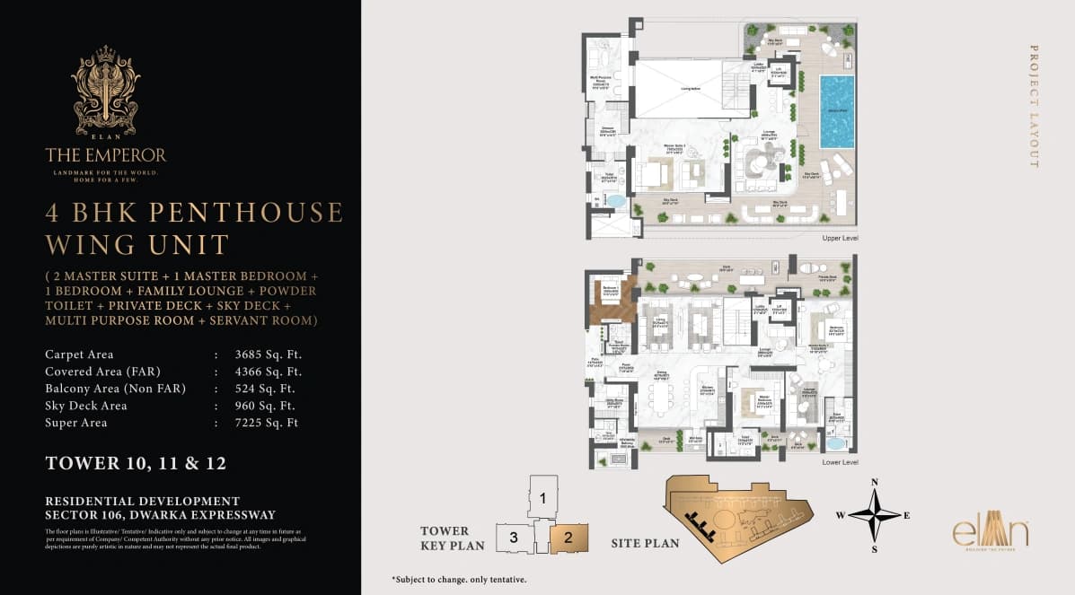 4 BHK floor plan