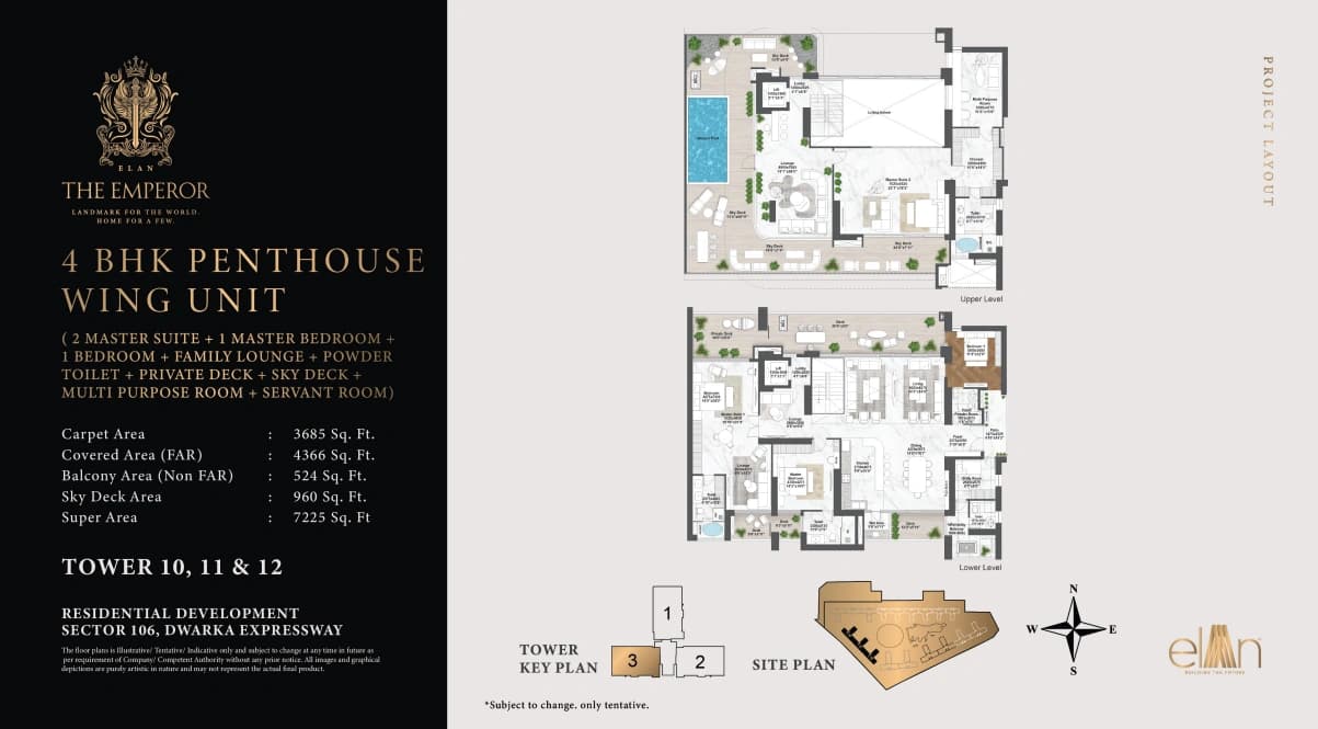4 BHK floor plan