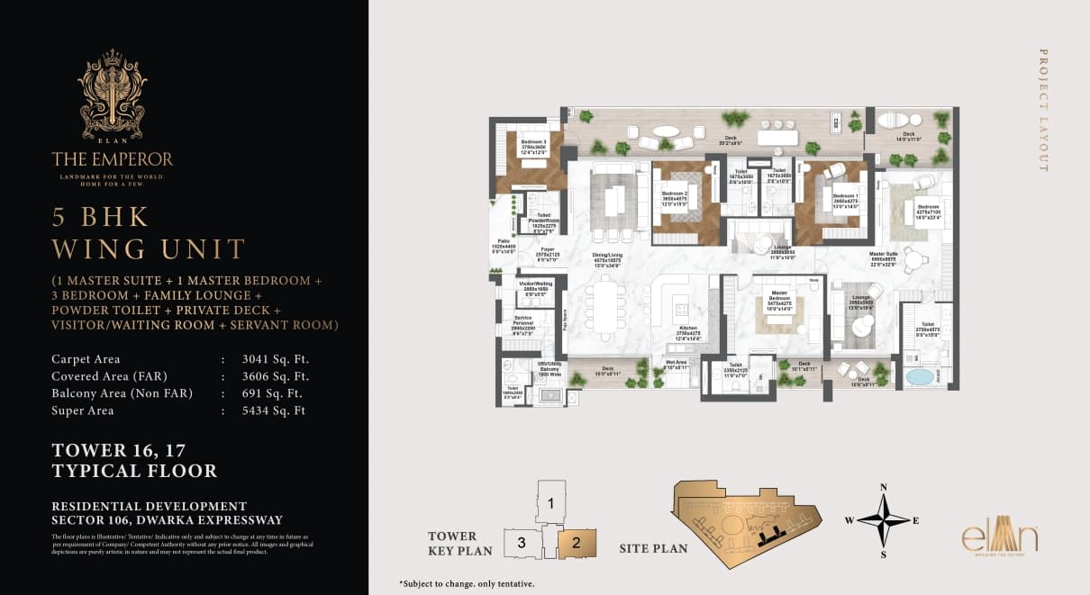 5 BHK floor plan