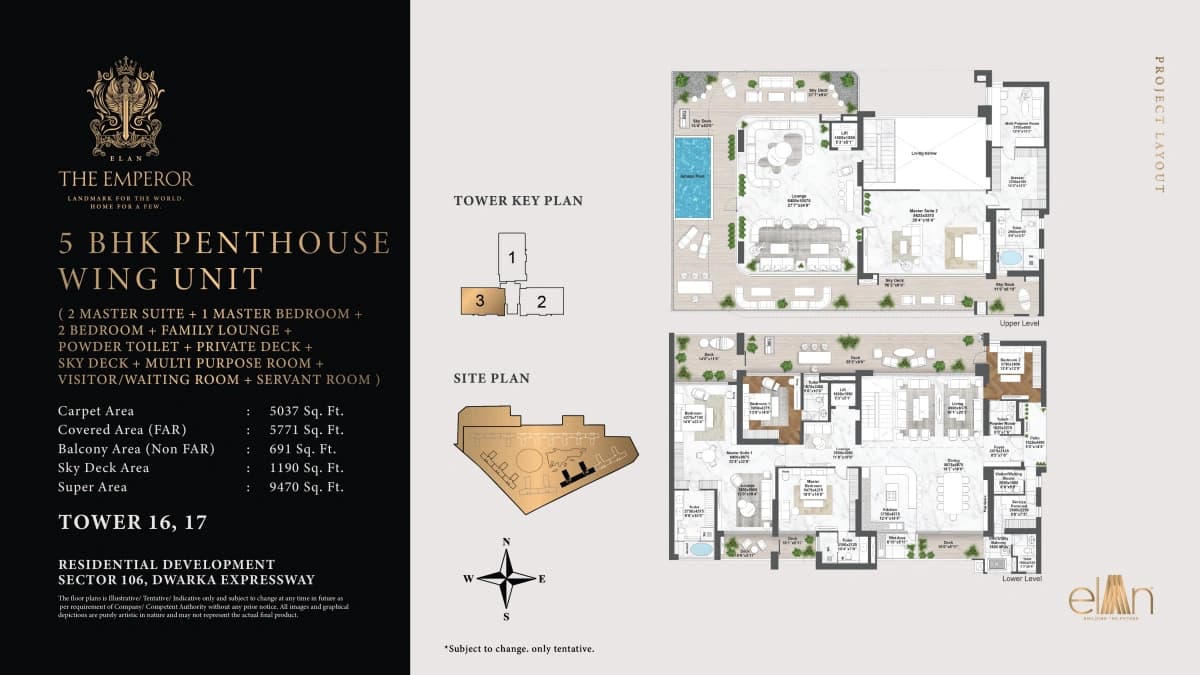 5 BHK floor plan