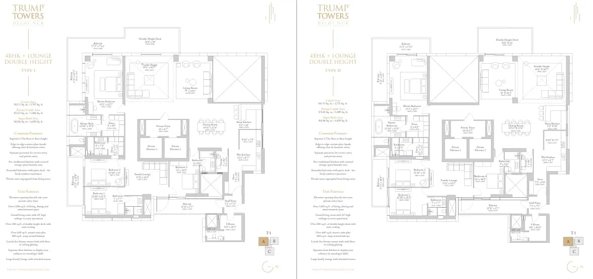 4 BHK floor plan