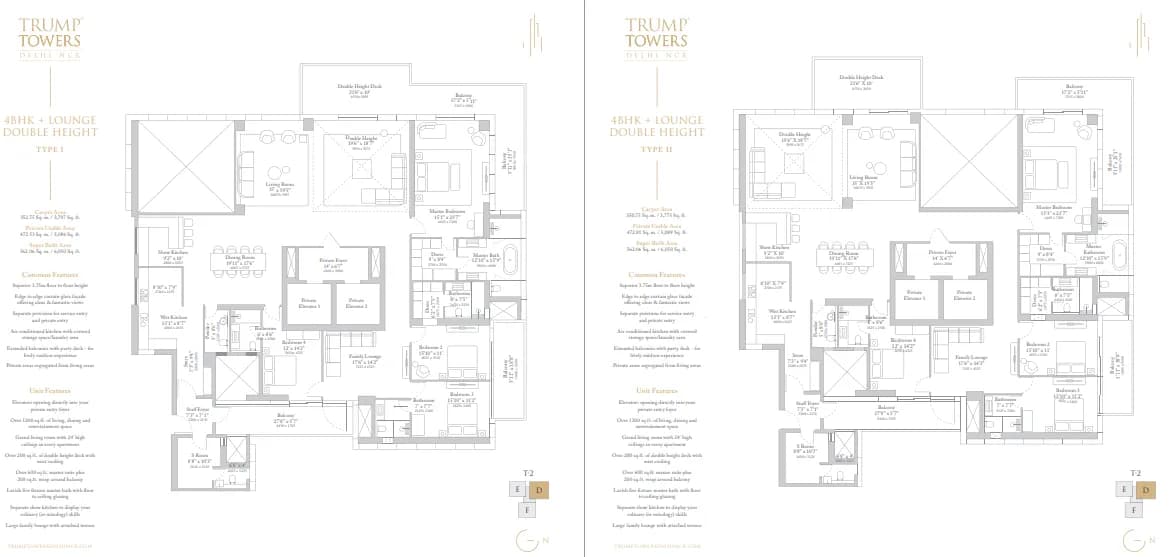 4 BHK floor plan