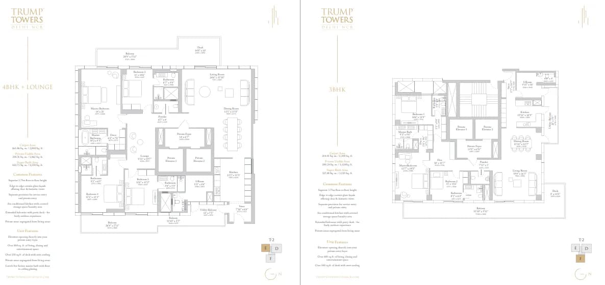 4 BHK floor plan