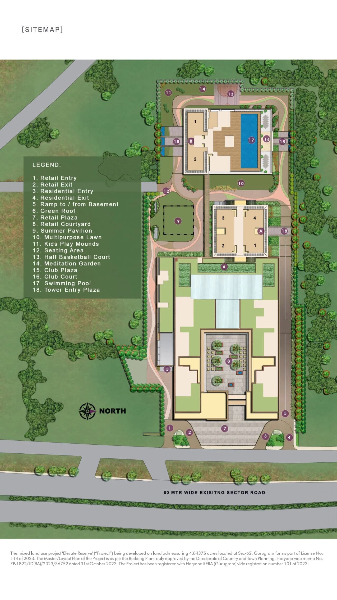 Main Site floor plan