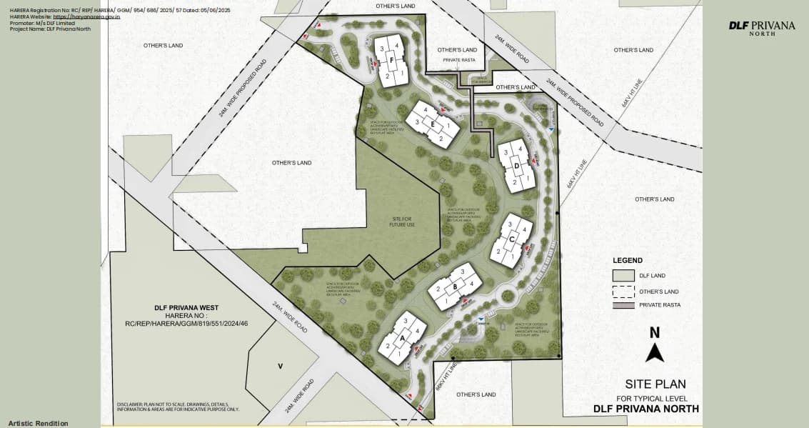 Site Map floor plan
