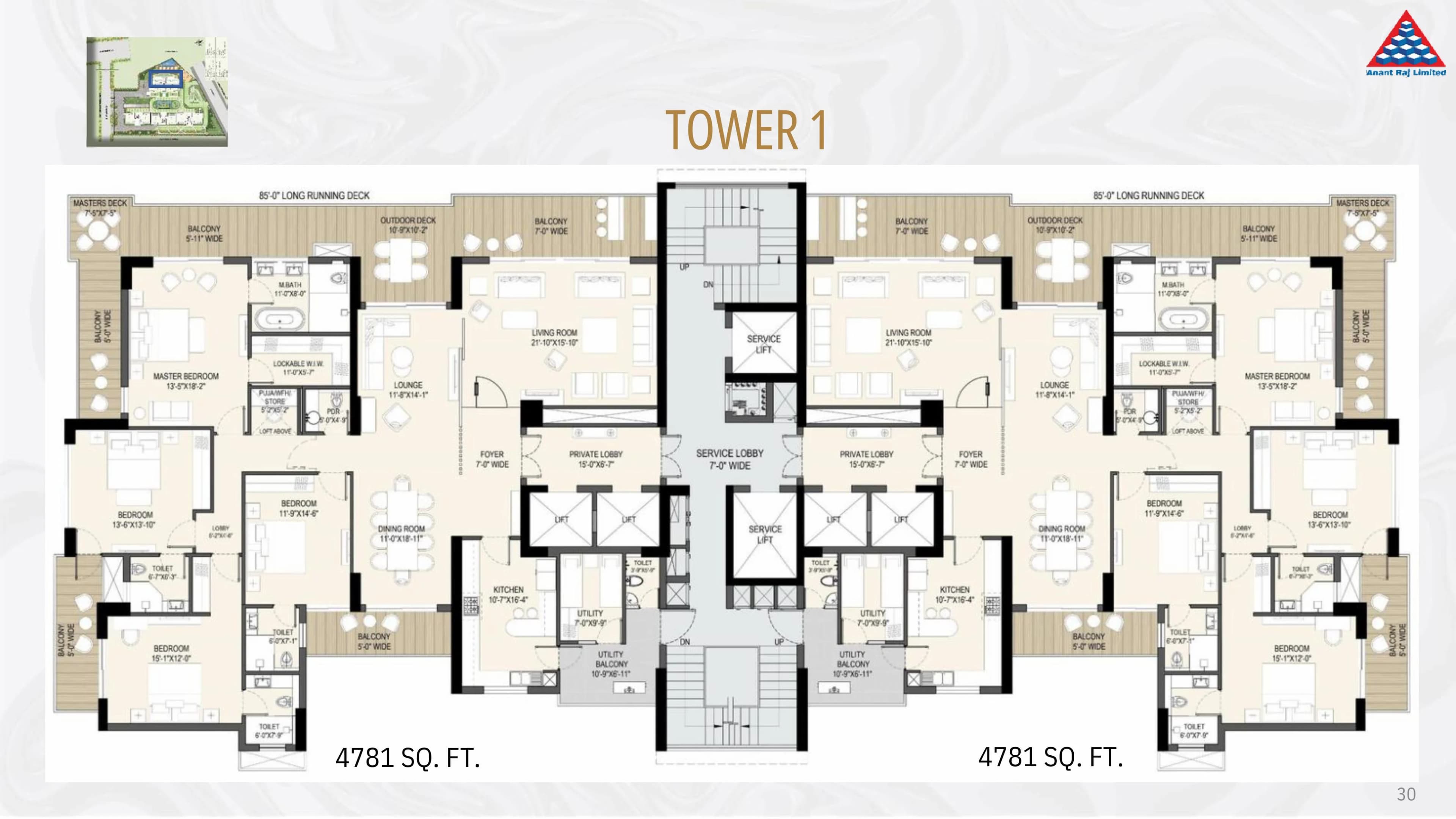 Site Map floor plan