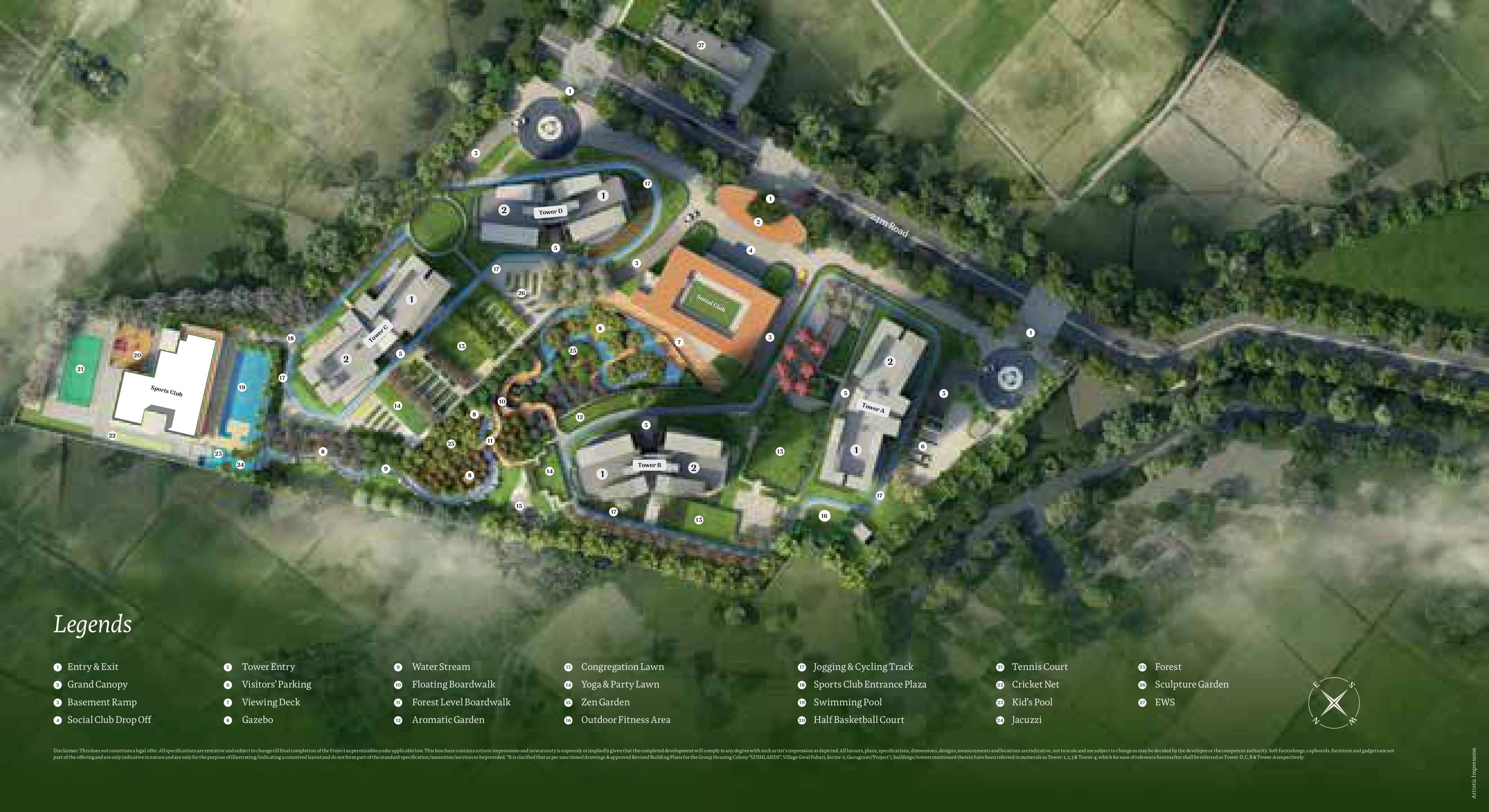 Main Site floor plan