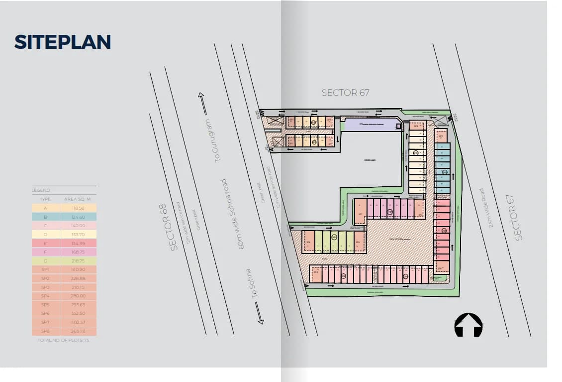 Sitemap floor plan