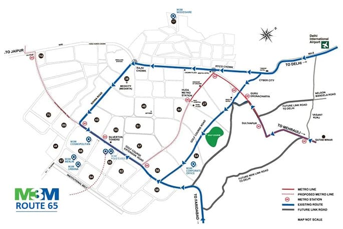 M3M Route 65 – Sector 65, Gurgaon
